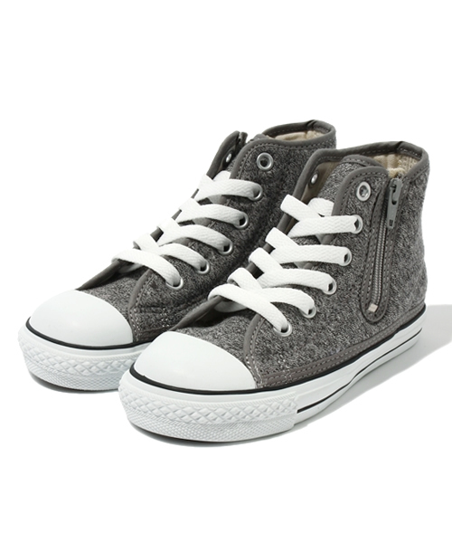 CONVERSE(コンバース)の「CHILD ALL STAR SWT RZ HI/チャイルド オールスター SWT RZ HI(スニーカー・キッズ・グレー/レッド・15cm/16cm/17cm/18cm/19cm/20cm/21cm/22cm)」の2枚目の写真