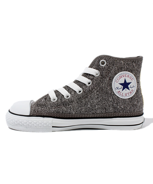 CONVERSE(コンバース)の「CHILD ALL STAR SWT RZ HI/チャイルド オールスター SWT RZ HI(スニーカー・キッズ・グレー/レッド・15cm/16cm/17cm/18cm/19cm/20cm/21cm/22cm)」の3枚目の写真