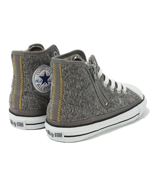 CONVERSE(コンバース)の「CHILD ALL STAR SWT RZ HI/チャイルド オールスター SWT RZ HI(スニーカー・キッズ・グレー/レッド・15cm/16cm/17cm/18cm/19cm/20cm/21cm/22cm)」の4枚目の写真