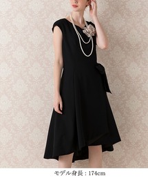 Rose Tiara | カシュクール風フレアワンピース(ドレス)