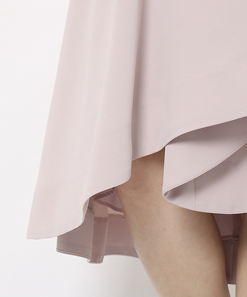 Rose Tiara（ローズティアラ）の「カシュクール風フレアワンピース（ドレス・レディース・ブラック/ベージュ・46/40/42/38）」の9枚目の写真