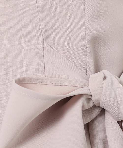 Rose Tiara（ローズティアラ）の「カシュクール風フレアワンピース（ドレス・レディース・ブラック/ベージュ・46/40/42/38）」の11枚目の写真