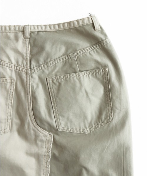 TODAYFUL（トゥデイフル）の「アシンメトリーチノスカート（スカート・レディース・ベージュ/キナリ・36inch/38inch）」の5枚目の写真