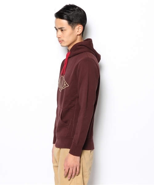 green label relaxing(グリーンレーベルリラクシング)の「URAKE PRINT パーカー(パーカー・メンズ・ワインレッド/ダークグレー/ネイビー・SMALL/LARGE/MEDIUM)」の5枚目の写真