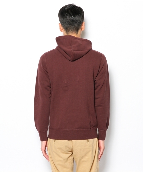 green label relaxing(グリーンレーベルリラクシング)の「URAKE PRINT パーカー(パーカー・メンズ・ワインレッド/ダークグレー/ネイビー・SMALL/LARGE/MEDIUM)」の6枚目の写真