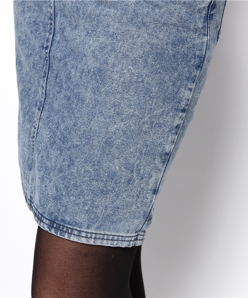 WEGO（ウィゴー）の「WEGO/デニムスカート（デニムスカート・レディース・インディゴブルー/ライトインディゴブルー・FREE）」の9枚目の写真