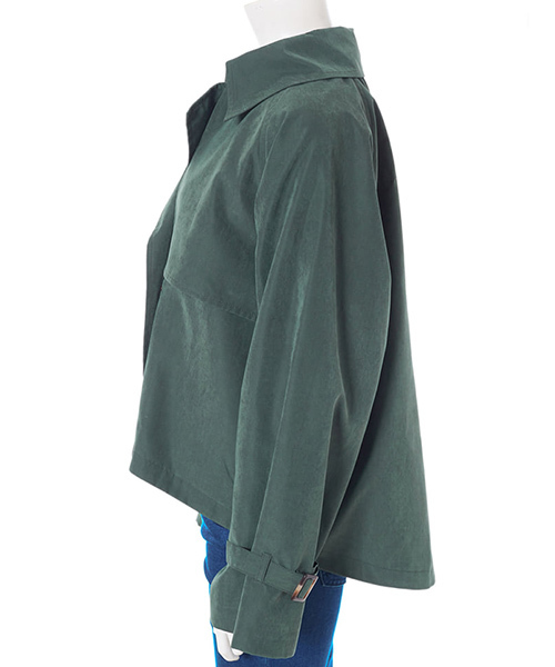 fifth（フィフス）の「ショートトレンチコート（トレンチコート・レディース・ベージュ/カーキ/モカ/カーキオリーブ/アイボリー・MEDIUM）」の15枚目の写真