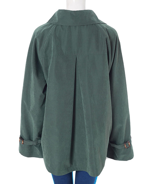 fifth（フィフス）の「ショートトレンチコート（トレンチコート・レディース・ベージュ/カーキ/モカ/カーキオリーブ/アイボリー・MEDIUM）」の16枚目の写真