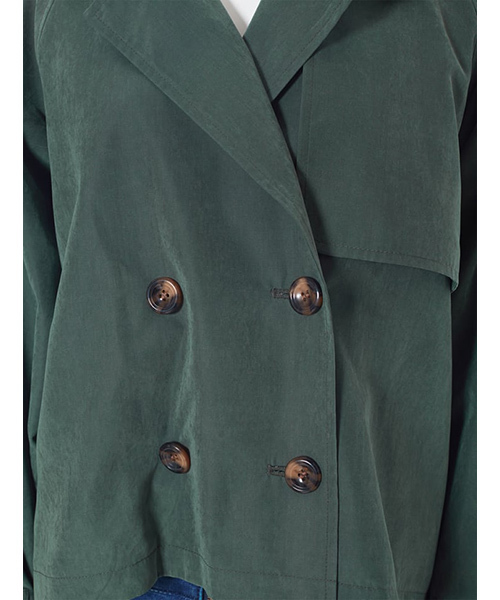 fifth（フィフス）の「ショートトレンチコート（トレンチコート・レディース・ベージュ/カーキ/モカ/カーキオリーブ/アイボリー・MEDIUM）」の18枚目の写真