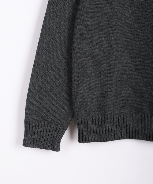 WESTSEA(ウエストシー)の「WEB限定 Vネックコットンニットセーター/スクールセーター(ニット/セーター・メンズ・ホワイト/ブラック/ベージュ/ネイビー/グレー/チャコール/ワイン・S/M/L/XL)」の16枚目の写真