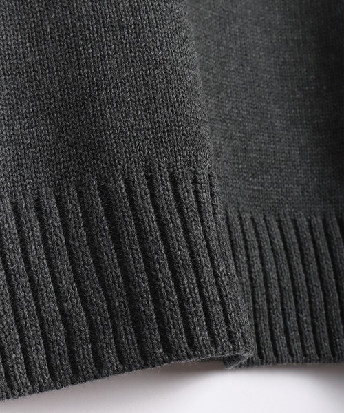 WESTSEA(ウエストシー)の「WEB限定 Vネックコットンニットセーター/スクールセーター(ニット/セーター・メンズ・ホワイト/ブラック/ベージュ/ネイビー/グレー/チャコール/ワイン・S/M/L/XL)」の17枚目の写真