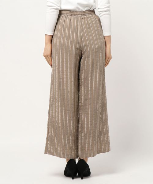 N.（N. Natural Beauty Basic）（エヌエヌナチュラルビューティーベーシック）の「ウエストリボンイージーワイドパンツ（その他パンツ・レディース・オレンジ系その他/ブラック系その他/ベージュ系その他・MEDIUM）」の5枚目の写真