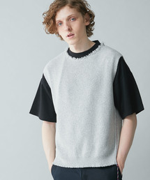 WRAPINKNOT | 【WRAPINKNOT】別注カットオフショートベスト(ベスト)