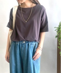 もちもちストレッチ ビッグシルエットカットソー