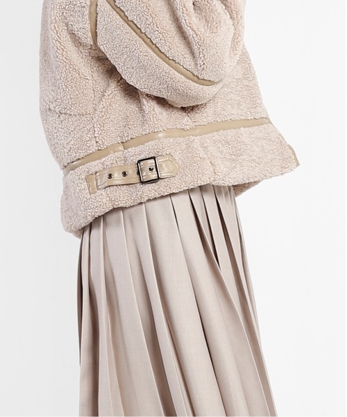 kha:ki(カーキ)の「「KHA:KI / カーキ」ミリタリーボアジャケット" B3 BOA JACKET"(ミリタリージャケット・レディース・ブラック/ブラウン/グレー・1/2)」の17枚目の写真