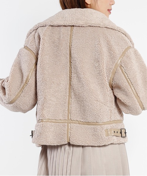 kha:ki(カーキ)の「「KHA:KI / カーキ」ミリタリーボアジャケット" B3 BOA JACKET"(ミリタリージャケット・レディース・ブラック/ブラウン/グレー・1/2)」の18枚目の写真