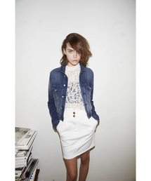 MOUSSY | SHORT FF DENIM JK(デニムジャケット)
