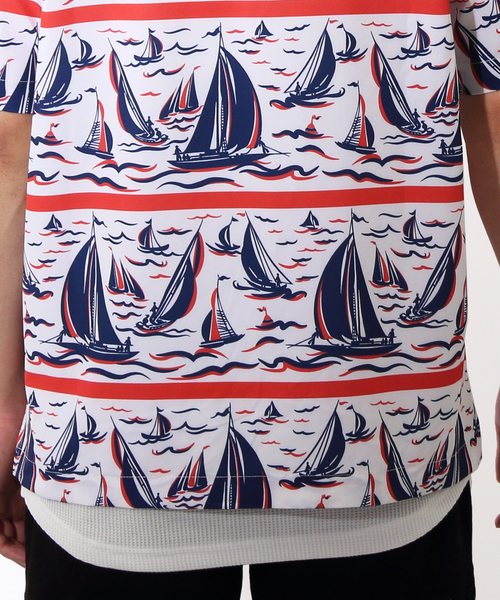 ８(eight)（エイト）の「アロハシャツ 半袖シャツ ヨット柄 リゾート（シャツ/ブラウス・メンズ・ホワイト系その他2/ホワイト系その他/レッド系その他/ブルー系その他・X-LARGE/MEDIUM/LARGE）」の19枚目の写真