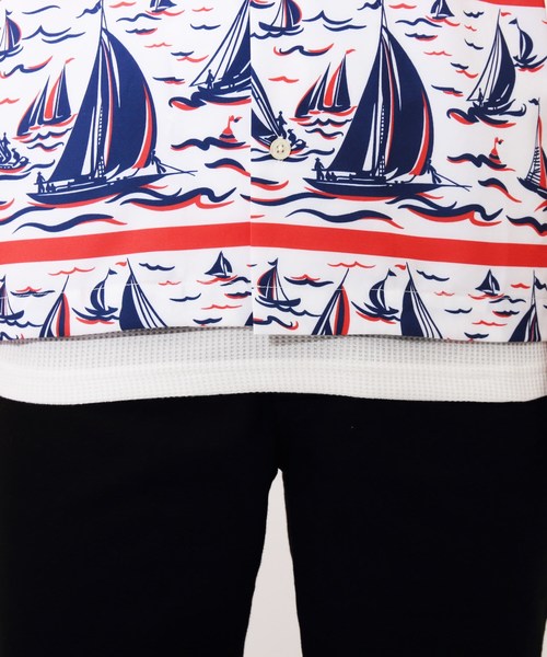 ８(eight)（エイト）の「アロハシャツ 半袖シャツ ヨット柄 リゾート（シャツ/ブラウス・メンズ・ホワイト系その他2/ホワイト系その他/レッド系その他/ブルー系その他・X-LARGE/MEDIUM/LARGE）」の18枚目の写真