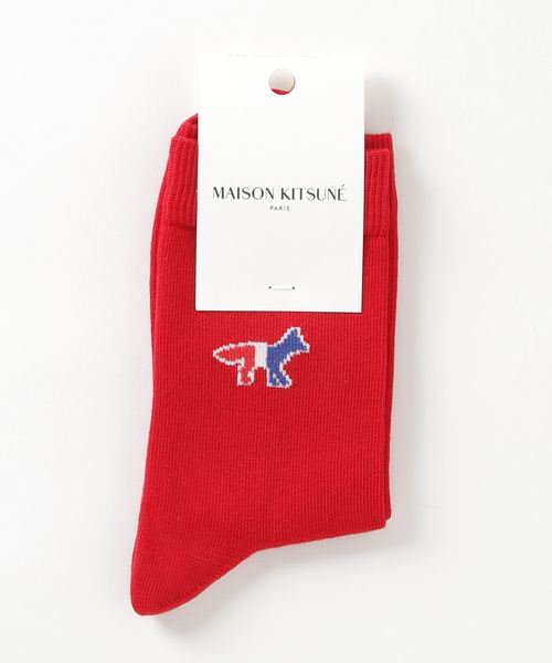 Maison Kitsune（メゾンキツネ）の「TRICOLOR FOX SOCKS