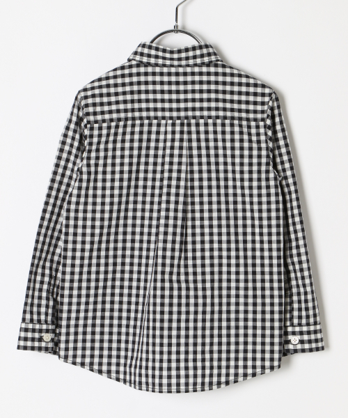 GLOBAL WORK（グローバルワーク）の「【キッズ】ハイショクボタンシャツ長袖/842463（シャツ/ブラウス・キッズ・ネイビー/ブラック/ホワイト・SMALL/MEDIUM/LARGE/X-LARGE/XX-LARGE）」の14枚目の写真