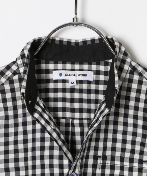 GLOBAL WORK（グローバルワーク）の「【キッズ】ハイショクボタンシャツ長袖/842463（シャツ/ブラウス・キッズ・ネイビー/ブラック/ホワイト・SMALL/MEDIUM/LARGE/X-LARGE/XX-LARGE）」の22枚目の写真