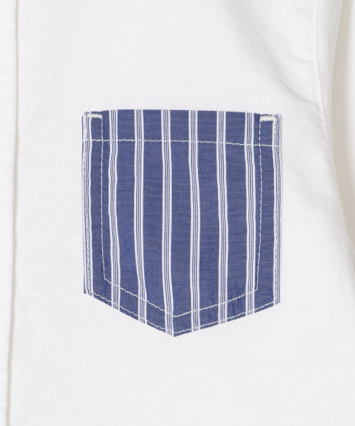 GLOBAL WORK（グローバルワーク）の「【キッズ】ハイショクボタンシャツ長袖/842463（シャツ/ブラウス・キッズ・ネイビー/ブラック/ホワイト・SMALL/MEDIUM/LARGE/X-LARGE/XX-LARGE）」の18枚目の写真