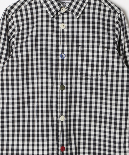 GLOBAL WORK（グローバルワーク）の「【キッズ】ハイショクボタンシャツ長袖/842463（シャツ/ブラウス・キッズ・ネイビー/ブラック/ホワイト・SMALL/MEDIUM/LARGE/X-LARGE/XX-LARGE）」の17枚目の写真