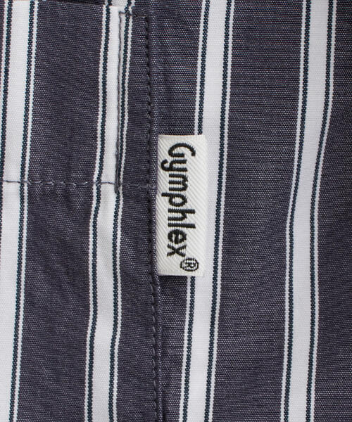 GYMPHLEX（ジムフレックス）の「［ジムフレックス］SC★GYMPHLEX RELAX バンドカラーシャツ（シャツ/ブラウス・メンズ・ピンク/ベージュ/ロイヤルブルー/ネイビー・MEDIUM/LARGE）」の19枚目の写真