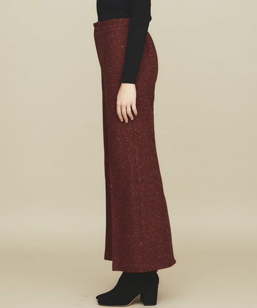 STUDIOUS(ステュディオス)の「【STUDIOUS HIGH】ツイード バックスリット フレアパンツ(その他パンツ・レディース・ブラック/ブラウン/マルチ・1/2)」の11枚目の写真