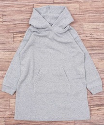 THE CASUAL | パイル起毛無地パーカーワンピース キッズ(ワンピース)
