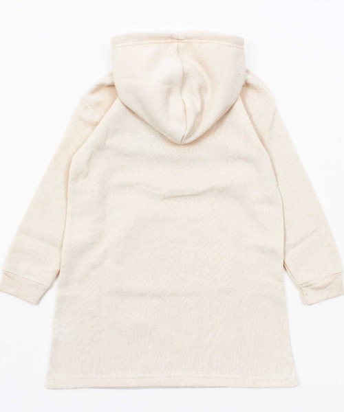 THE CASUAL（カジュアル）の「パイル起毛無地パーカーワンピース キッズ（ワンピース・キッズ・杢グレー/アイボリー/ブラック・160/150/120/130/140）」の7枚目の写真