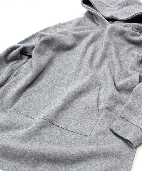 THE CASUAL（カジュアル）の「パイル起毛無地パーカーワンピース キッズ（ワンピース・キッズ・杢グレー/アイボリー/ブラック・160/150/120/130/140）」の10枚目の写真