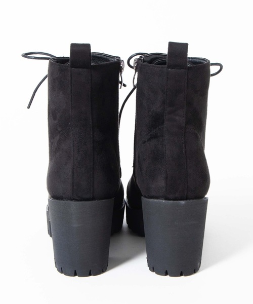 WEGO（ウィゴー）の「WEGO/タンクヒールブーツ（ブーツ・レディース・ブラック/ブラック系その他/その他1・MEDIUM/LARGE）」の8枚目の写真