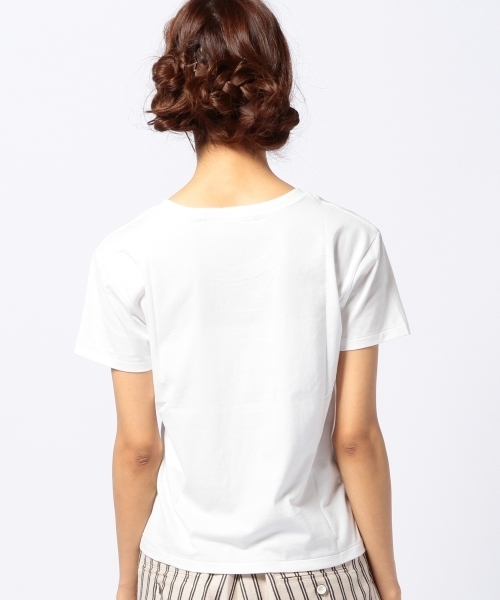 Another Edition（アナザーエディション）の「AE Hau’oli T ◆（Tシャツ/カットソー・レディース・オフホワイト/レッド/コバルトブルー・フリー）」の10枚目の写真