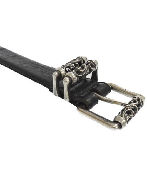 クロムハーツ 3PC/3PC ケルティックローラー レザーベルト メンズ 38