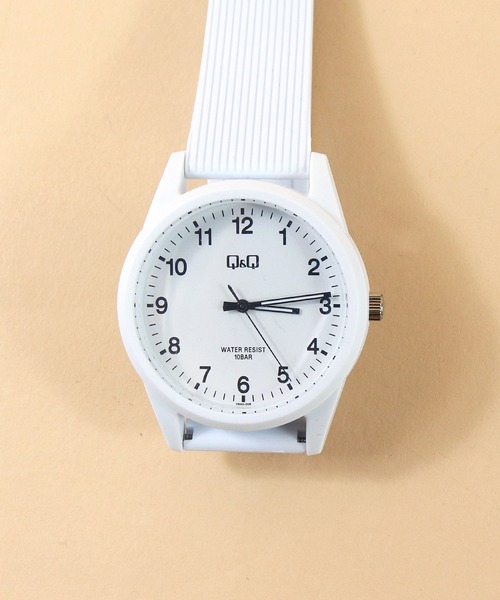 Q&Q（キューアンドキュー）の「【 Q&Q / シチズン 】 VS40 カラーウォッチ ウレタン 防水時計 HDG（アナログ腕時計・メンズ・ホワイト/ライトブルー/パープル/ネイビー/レッド/サックスブルー/ピンク/シルバー/ゴールド・FREE）」の11枚目の写真