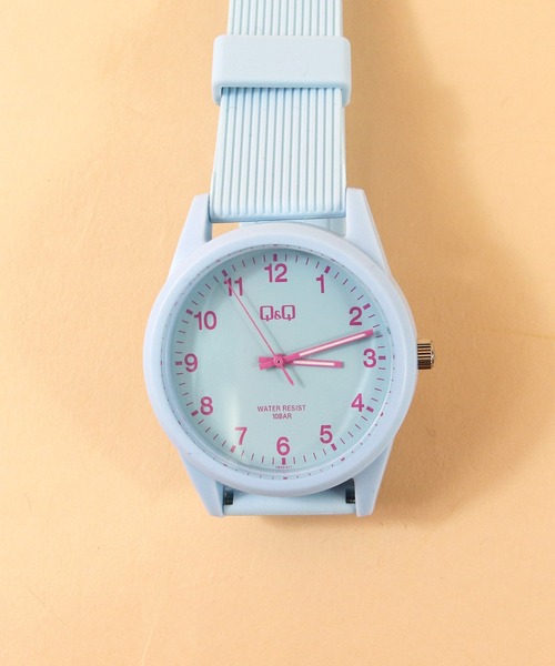Q&Q（キューアンドキュー）の「【 Q&Q / シチズン 】 VS40 カラーウォッチ ウレタン 防水時計 HDG（アナログ腕時計・メンズ・ホワイト/ライトブルー/パープル/ネイビー/レッド/サックスブルー/ピンク/シルバー/ゴールド・FREE）」の21枚目の写真