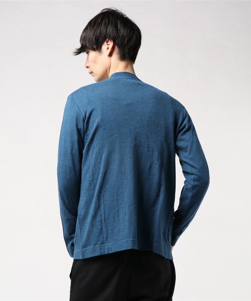 Burner(バーナー)の「【heureux heure】コットンニットカーディガン(カーディガン/ボレロ・メンズ・ブルー・M/L/S)」の2枚目の写真