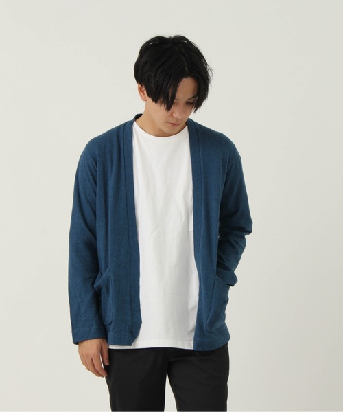 Burner(バーナー)の「【heureux heure】コットンニットカーディガン(カーディガン/ボレロ・メンズ・ブルー・M/L/S)」の1枚目の写真