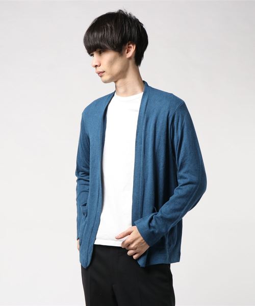 Burner(バーナー)の「【heureux heure】コットンニットカーディガン(カーディガン/ボレロ・メンズ・ブルー・M/L/S)」の4枚目の写真