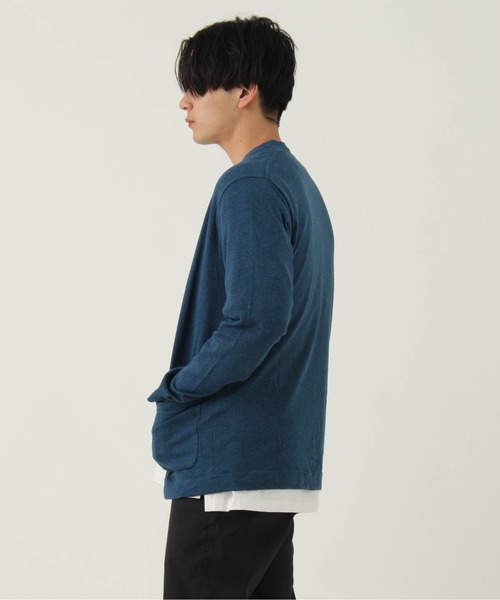 Burner(バーナー)の「【heureux heure】コットンニットカーディガン(カーディガン/ボレロ・メンズ・ブルー・M/L/S)」の5枚目の写真