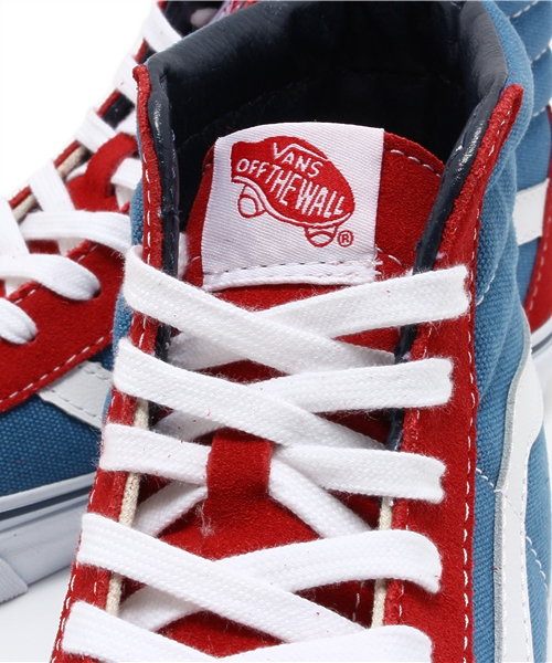 BEAMS BOY（ビームスボーイ）の「VANS / SK8 HI 14FW（スニーカー・レディース・レッド/ネイビー・6h/5h/7/5/6）」の6枚目の写真