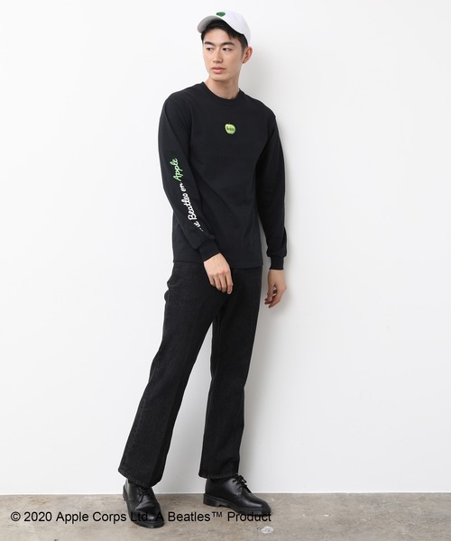 JUNRED（ジュンレッド）の「【Beatles/ビートルズ】コラボロンT（Tシャツ/カットソー・メンズ・ホワイト/ブラック・M/L/LL）」の22枚目の写真