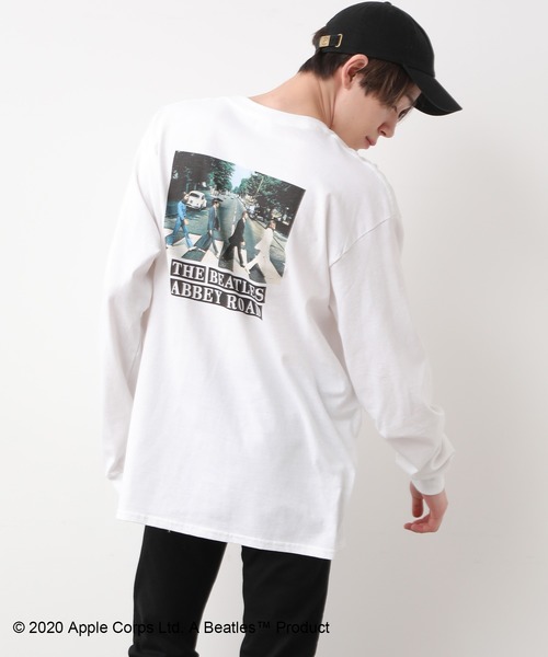 JUNRED（ジュンレッド）の「【Beatles/ビートルズ】コラボロンT（Tシャツ/カットソー・メンズ・ホワイト/ブラック・M/L/LL）」の15枚目の写真