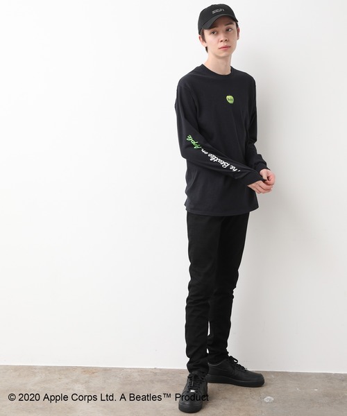 JUNRED（ジュンレッド）の「【Beatles/ビートルズ】コラボロンT（Tシャツ/カットソー・メンズ・ホワイト/ブラック・M/L/LL）」の16枚目の写真