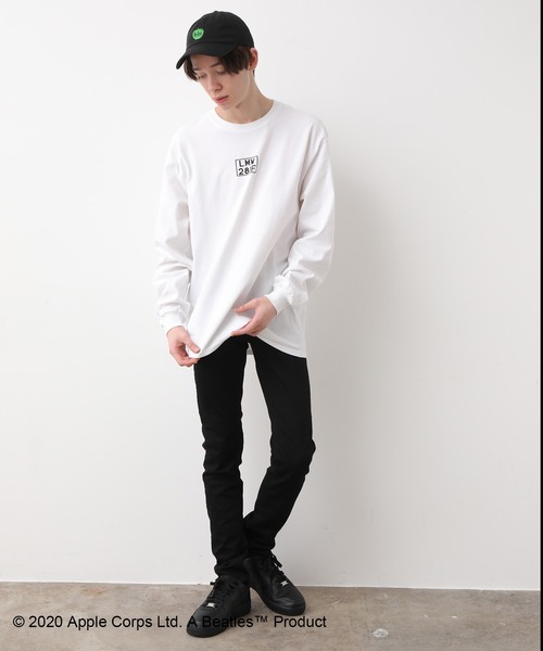 JUNRED（ジュンレッド）の「【Beatles/ビートルズ】コラボロンT（Tシャツ/カットソー・メンズ・ホワイト/ブラック・M/L/LL）」の17枚目の写真