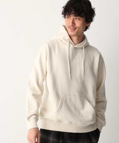 GLOBAL WORK（グローバルワーク）の「ソフトツイスト裏起毛フード/864479（パーカー・メンズ・ホワイト/イエロー/ミント/ブラウン系その他/チェリーピンク・SMALL/MEDIUM/LARGE/X-LARGE）」の14枚目の写真