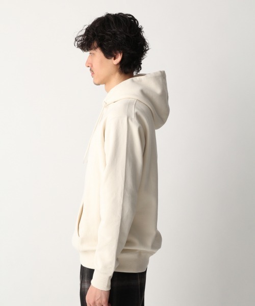 GLOBAL WORK（グローバルワーク）の「ソフトツイスト裏起毛フード/864479（パーカー・メンズ・ホワイト/イエロー/ミント/ブラウン系その他/チェリーピンク・SMALL/MEDIUM/LARGE/X-LARGE）」の18枚目の写真