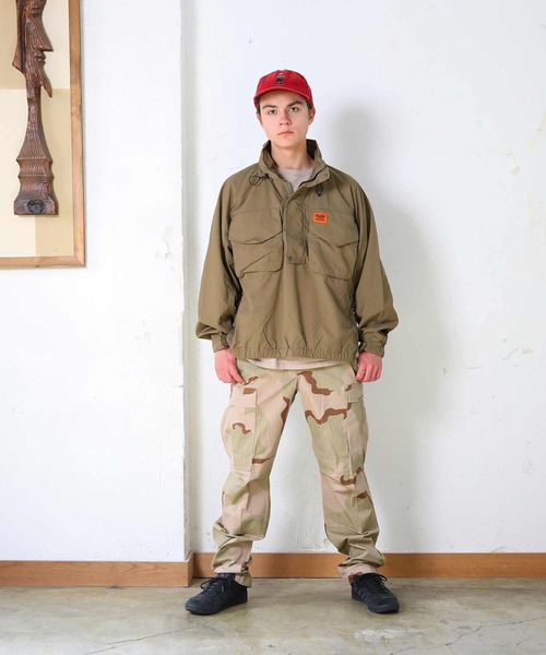 COMMON EDUCATION(コモンエデュケーション)の「STROLL NYLON JACKET / ストロールナイロンジャケット(ブルゾン・メンズ・ブラック/オリーブ/マスタード/ブラウン系その他・MEDIUM/LARGE/X-LARGE)」の3枚目の写真